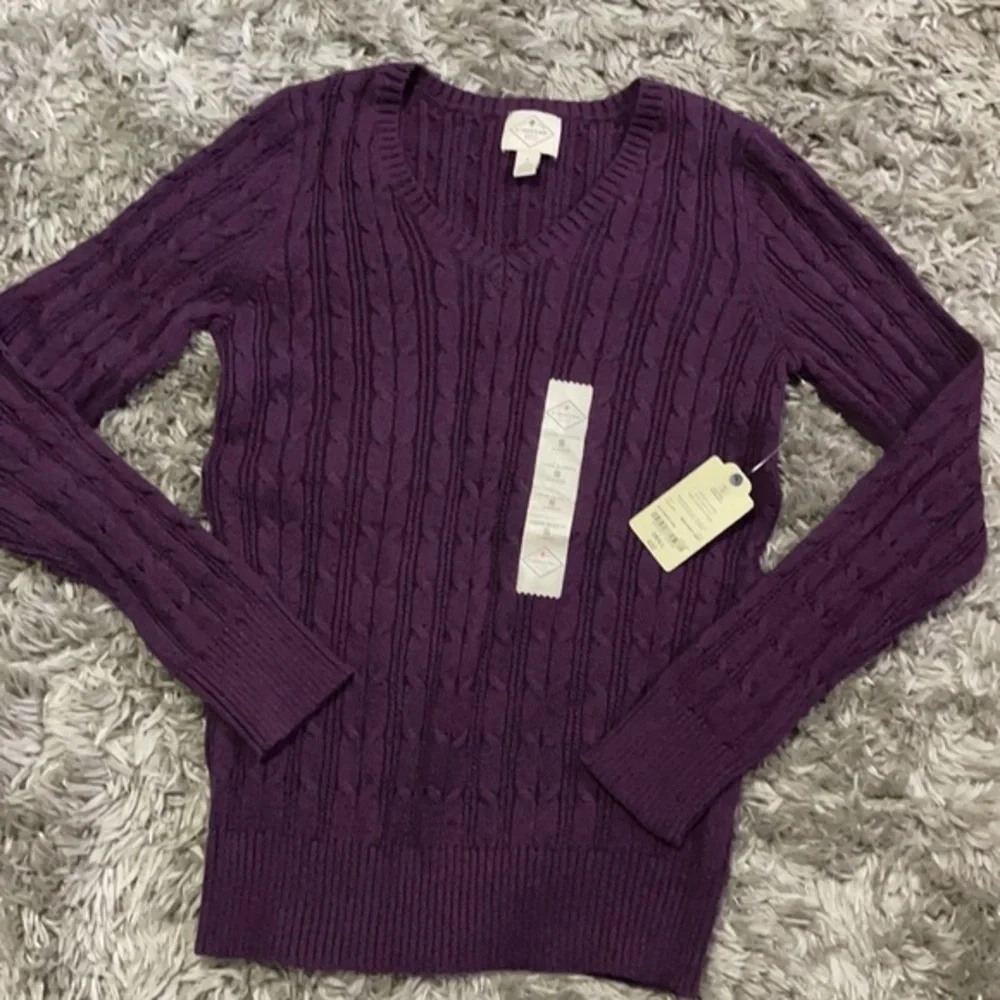 ⭐️St. John's Bay Womens V Neck Long Sleeve Pullover Sweater size‎ S - Picture 7 of 7